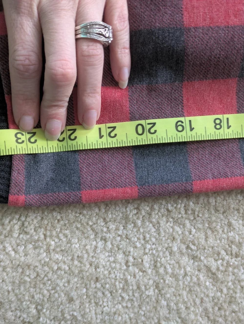 No Boundaries‎ Red and Black Plaid Utility Jacket 2XL Lightweight